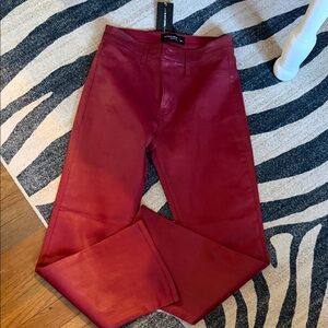 Just Black Red Trousers